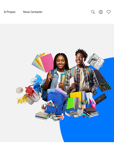 page d'accueil slide